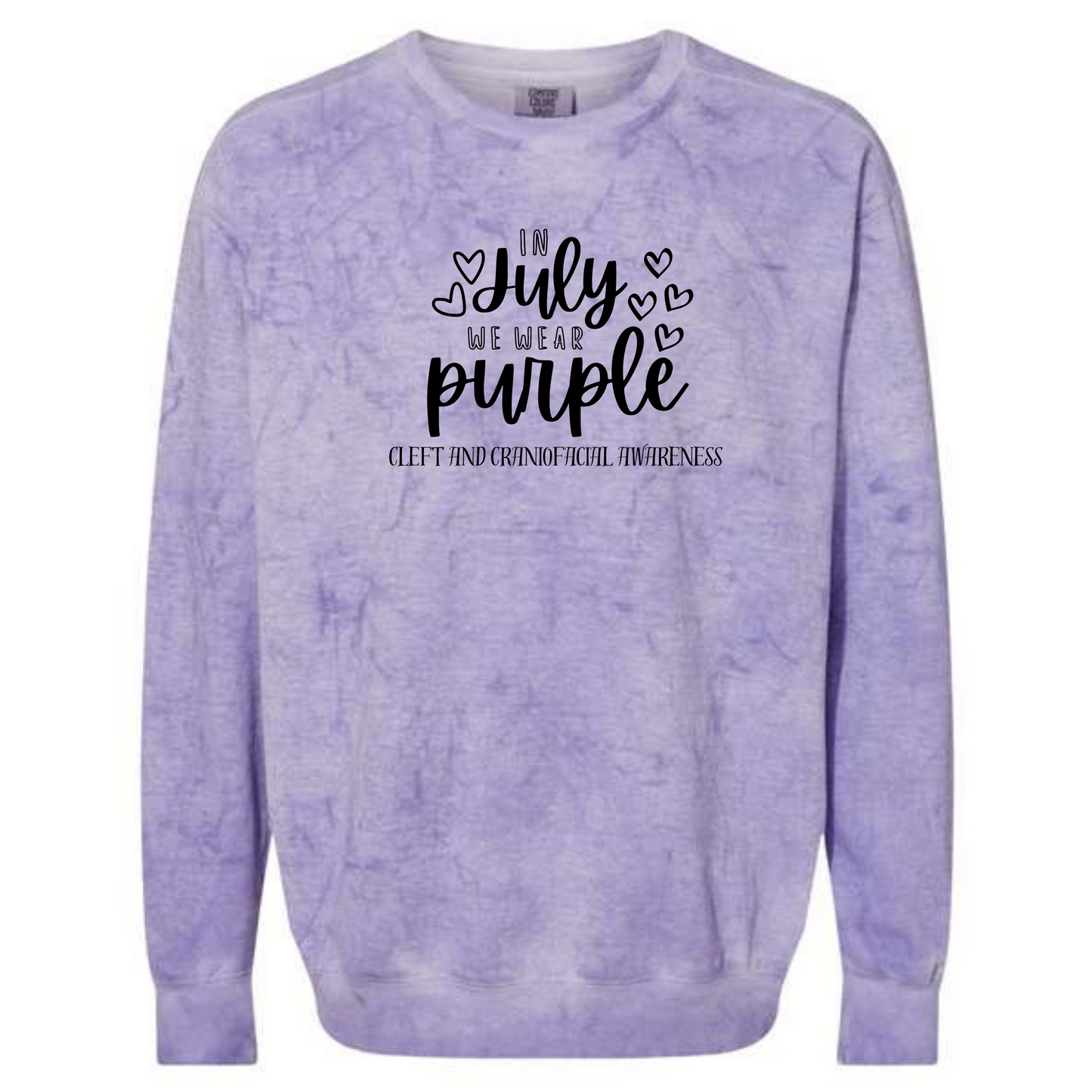 Comfort Colors In July Cleft Crewneck