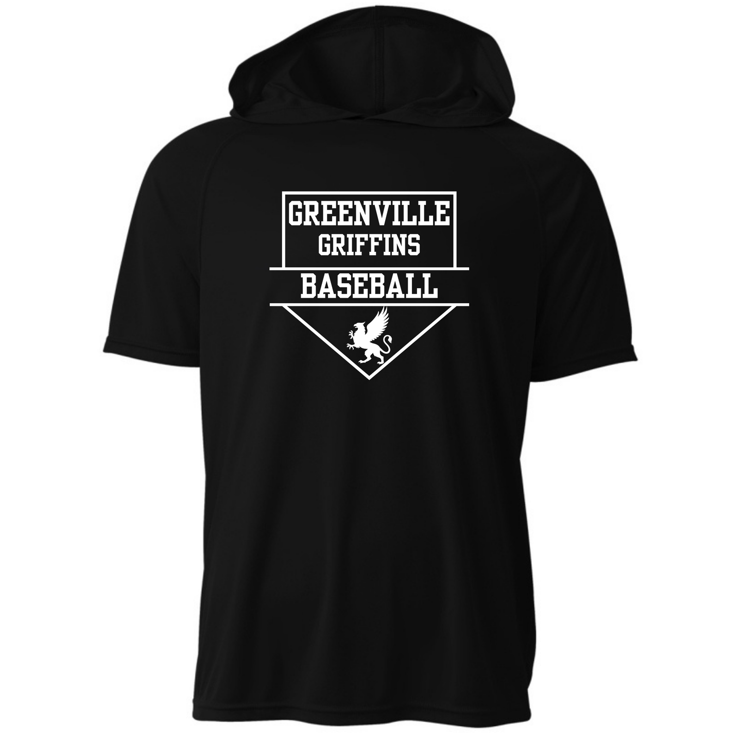 Adult A4 Hooded Cooling Tee Design 2