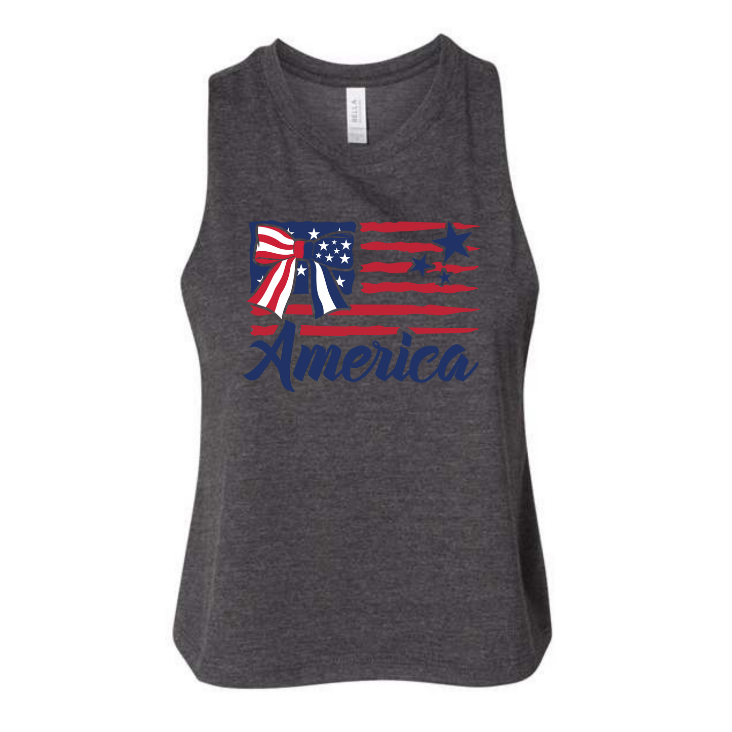 America Bow Womans Racerback