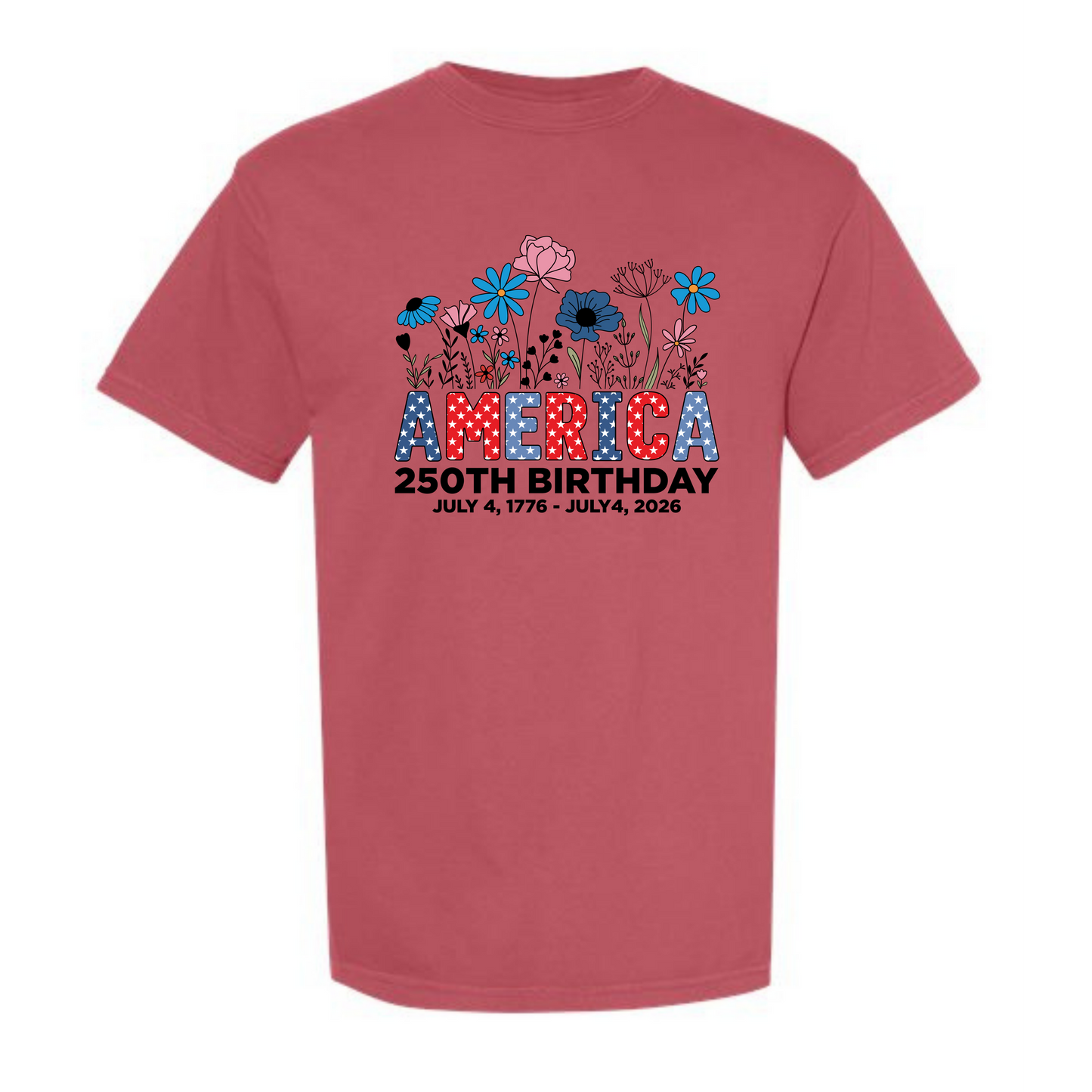 America 250th Birthday Comfort Colors