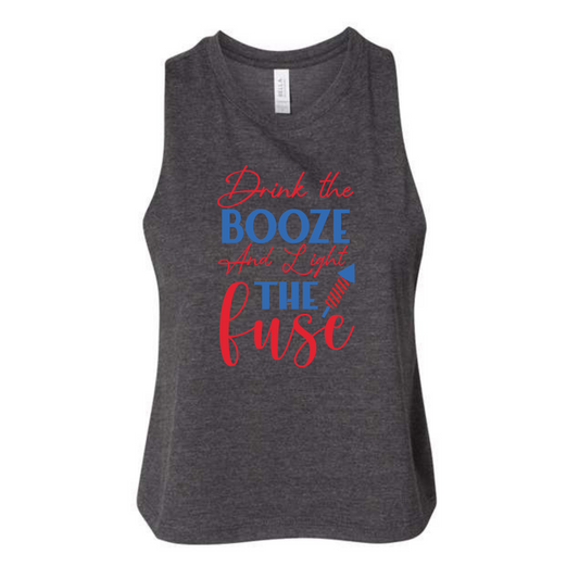Drink booze Womans Racerback
