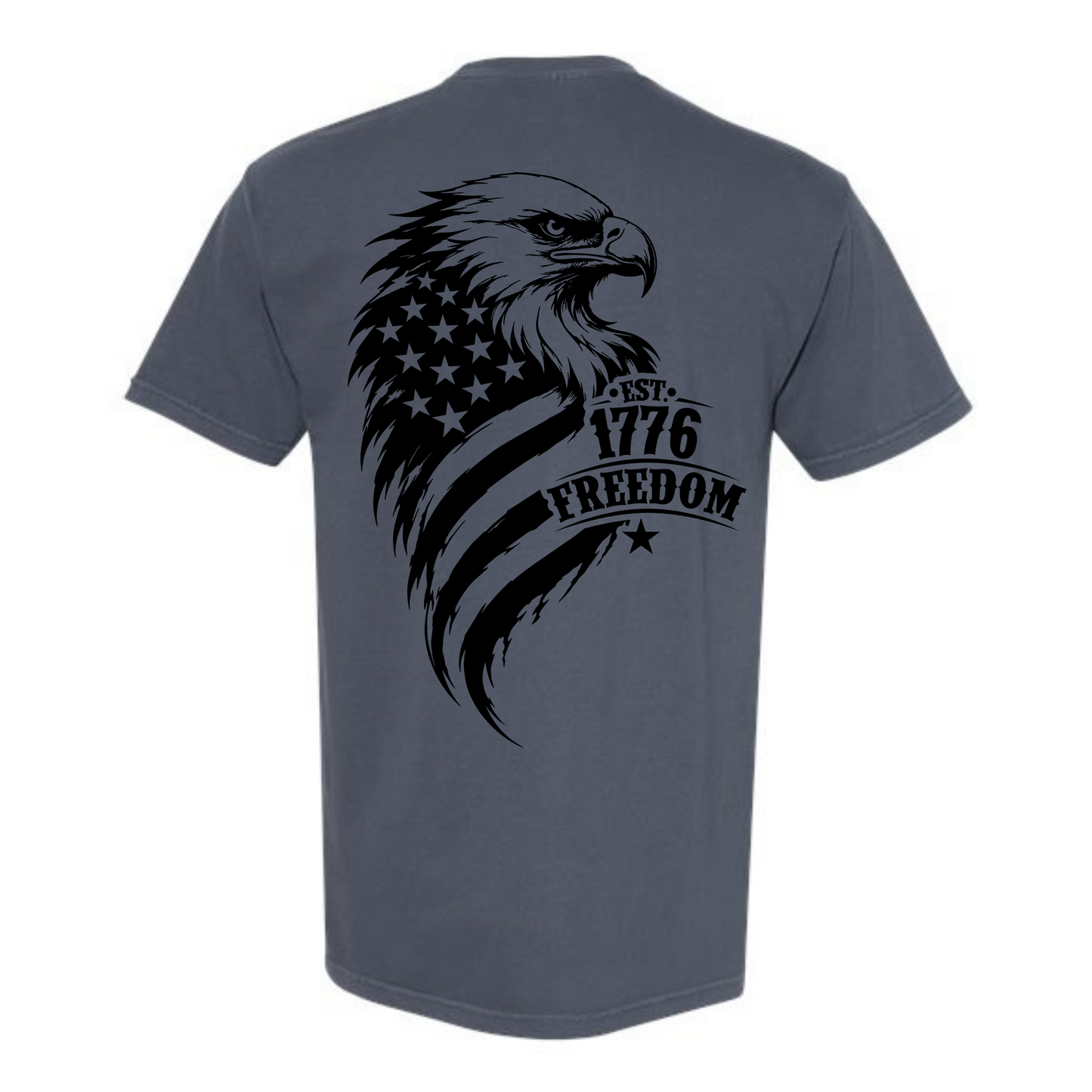 Mens Eagle Flag Comfort Colors