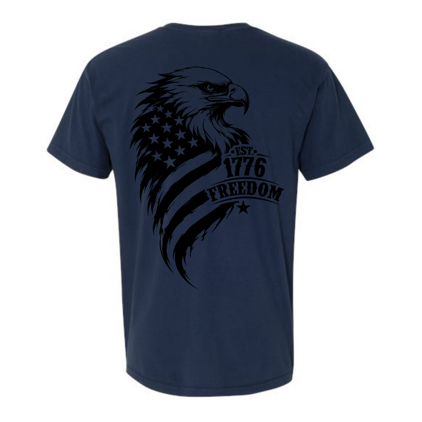 Mens Eagle Flag Comfort Colors