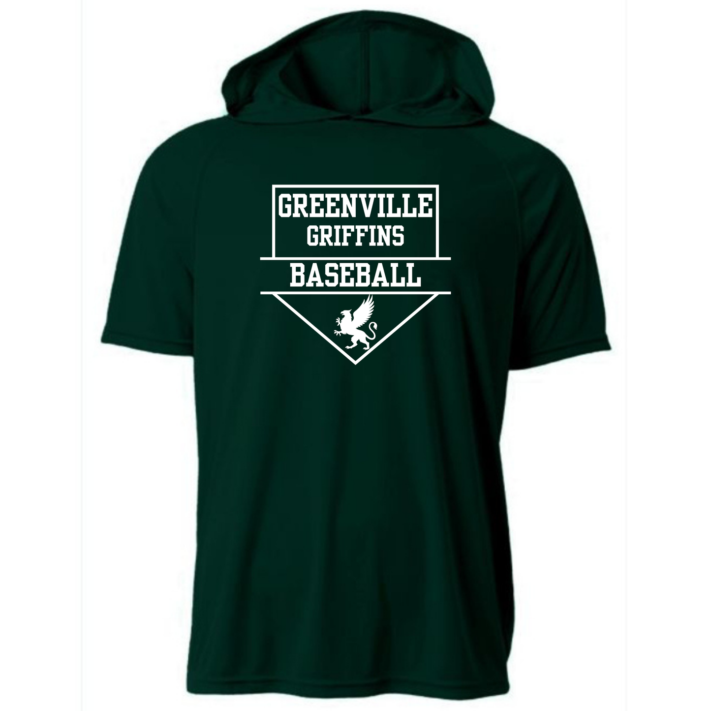 Adult A4 Hooded Cooling Tee Design 2