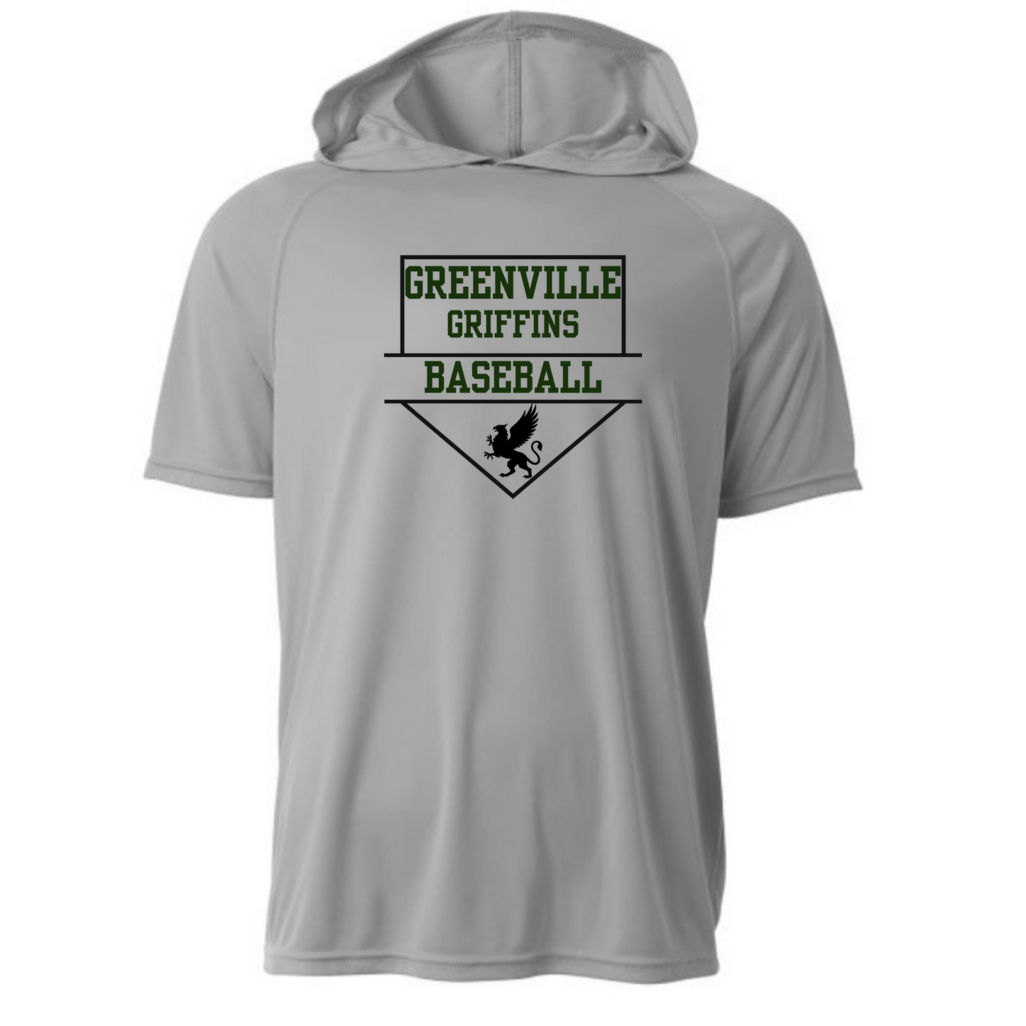 Adult A4 Hooded Cooling Tee Design 2