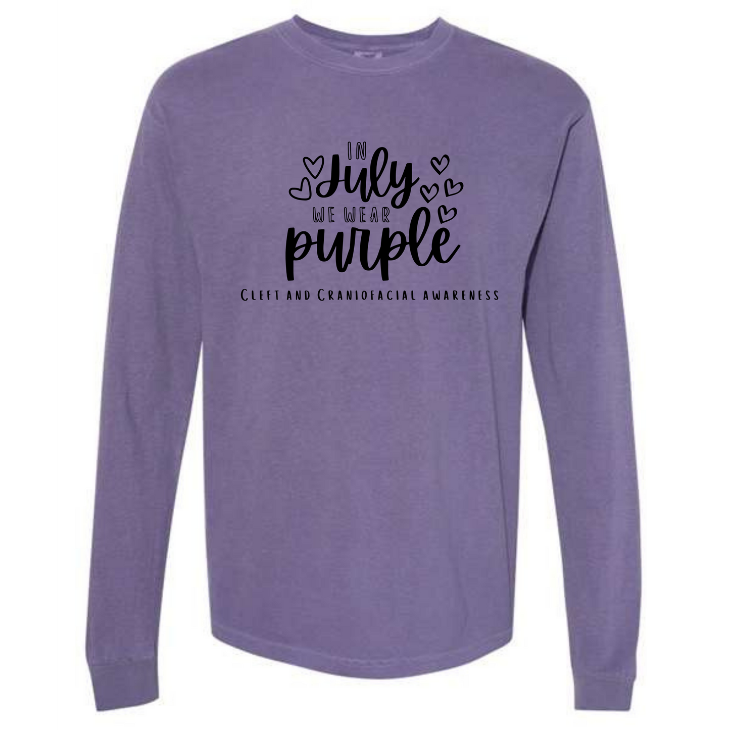 Comfort Colors In July Cleft Crewneck
